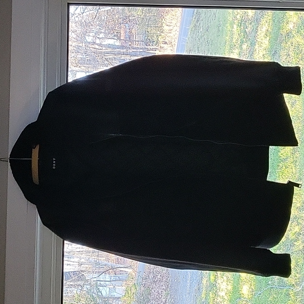 DKNY Men's Faux Leather Jacket